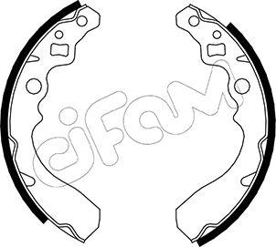 Cifam 153-034 - Set saboti frana aaoparts.ro