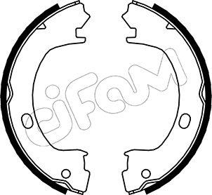 Cifam 153-031 - Set saboti frana, frana de mana aaoparts.ro