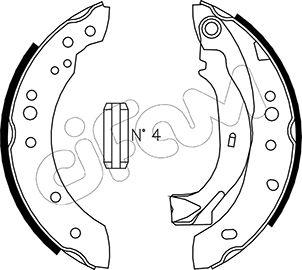 Cifam 153-025 - Set saboti frana aaoparts.ro