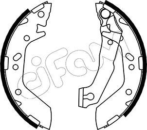 Cifam 153-170 - Set saboti frana aaoparts.ro
