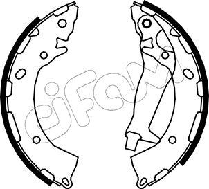 Cifam 153-177 - Set saboti frana aaoparts.ro