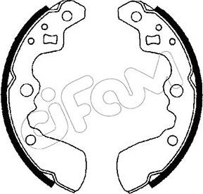 Cifam 153-398 - Set saboti frana aaoparts.ro