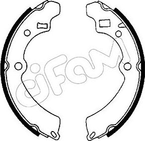 Cifam 153-393 - Set saboti frana aaoparts.ro