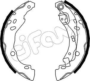 Cifam 153-359 - Set saboti frana aaoparts.ro