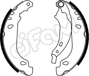 Cifam 153-356 - Set saboti frana aaoparts.ro