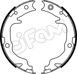 Cifam 153-362 - Set saboti frana, frana de mana aaoparts.ro
