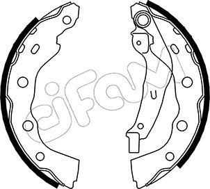 Cifam 153-259 - Set saboti frana aaoparts.ro