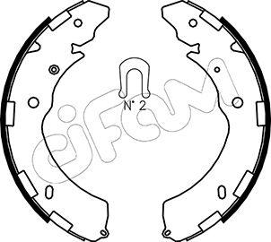 Cifam 153-269 - Set saboti frana aaoparts.ro