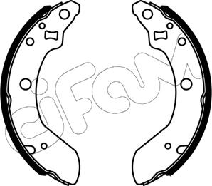 Cifam 153-732 - Set saboti frana aaoparts.ro