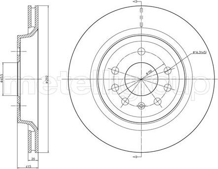 Cifam 800-682C - Disc frana aaoparts.ro