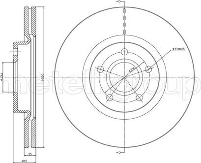 Cifam 800-687C - Disc frana aaoparts.ro