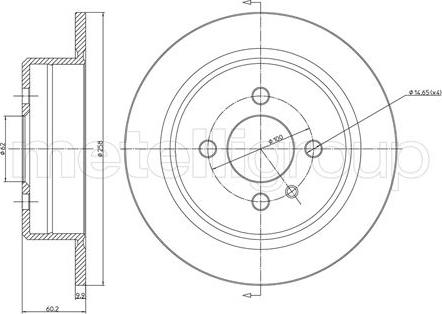Cifam 800-084 - Disc frana aaoparts.ro