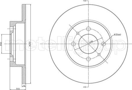 Cifam 800-083 - Disc frana aaoparts.ro