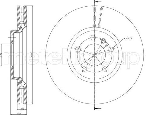 Cifam 800-1470C - Disc frana aaoparts.ro