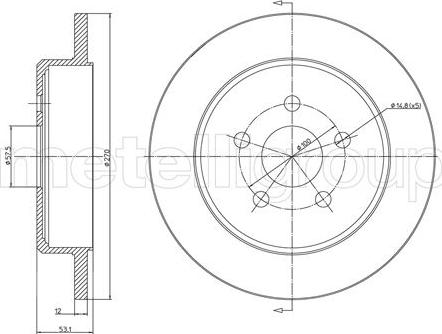 TRW DF4875 - Disc frana aaoparts.ro