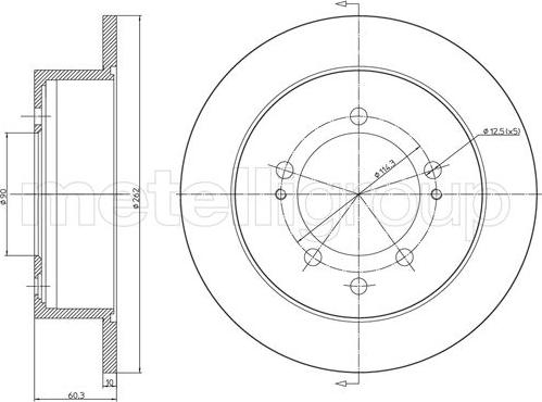 Cifam 800-1650C - Disc frana aaoparts.ro