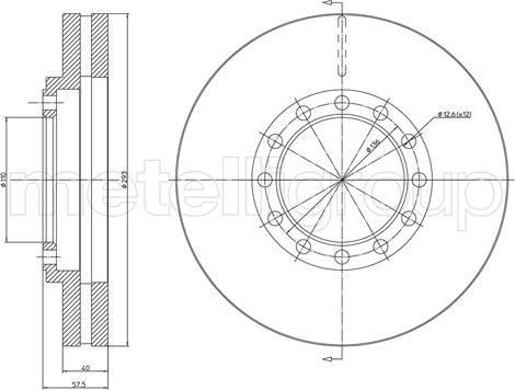 Cifam 800-1674 - Disc frana aaoparts.ro