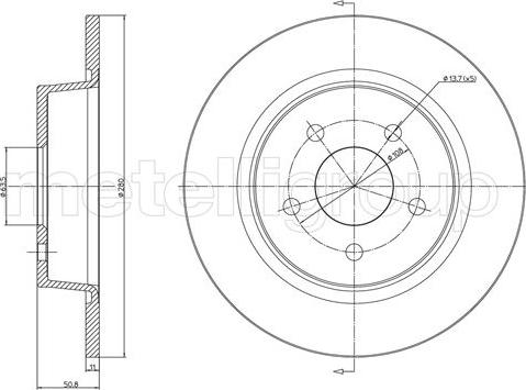 Cifam 800-1251C - Disc frana aaoparts.ro
