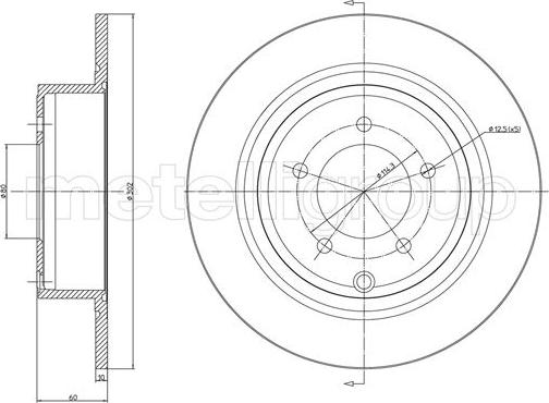 Cifam 800-1223C - Disc frana aaoparts.ro