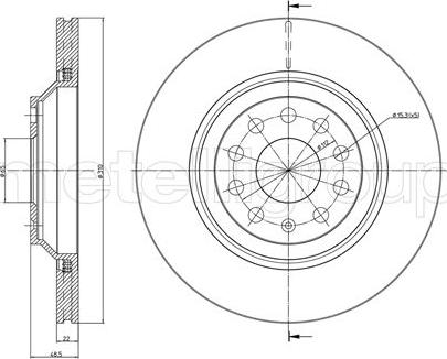 Cifam 800-889C - Disc frana aaoparts.ro