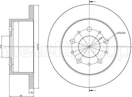 Cifam 800-731 - Disc frana aaoparts.ro