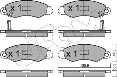 Cifam 822-418-0 - Set placute frana,frana disc aaoparts.ro