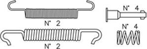 Cifam K372 - Set accesorii, sabot de frana aaoparts.ro