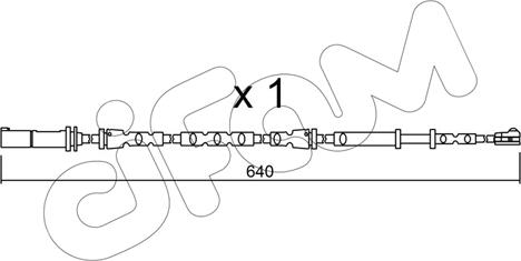 Cifam SU.312 - Senzor de avertizare,uzura placute de frana aaoparts.ro