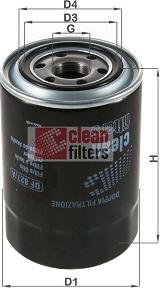 Clean Filters DF 827/A - Filtru ulei aaoparts.ro