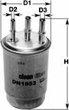 Clean Filters DN1953 - Filtru combustibil aaoparts.ro