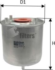 Clean Filters DN2715 - Filtru combustibil aaoparts.ro