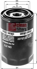 Clean Filters DN 273 - Filtru combustibil aaoparts.ro