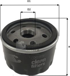 Clean Filters DO1836 - Filtru ulei aaoparts.ro
