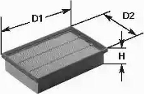 Clean Filters MA1357 - Filtru aer aaoparts.ro