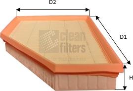 Clean Filters MA3495 - Filtru aer aaoparts.ro