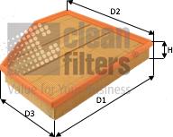Clean Filters MA3492 - Filtru aer aaoparts.ro