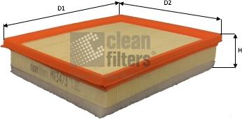 Clean Filters MA3473 - Filtru aer aaoparts.ro