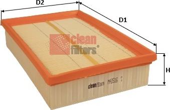 Clean Filters MA3516 - Filtru aer aaoparts.ro