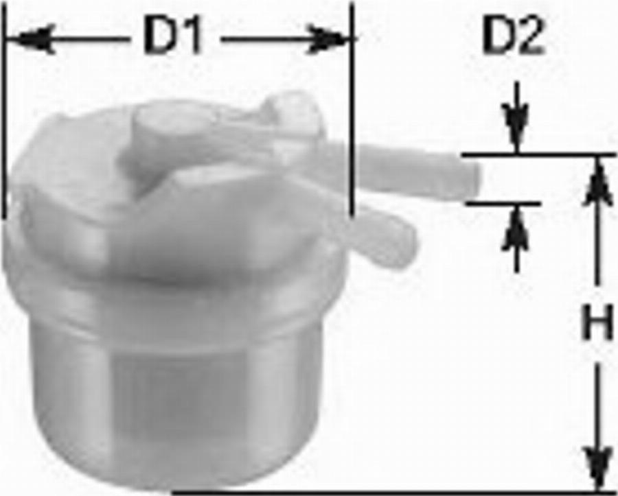 Clean Filters MBNA1547 - Filtru combustibil aaoparts.ro