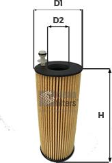 Clean Filters ML4552 - Filtru ulei aaoparts.ro