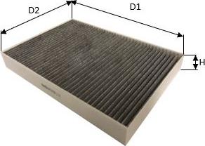 Clean Filters NC2432CA - Filtru, aer habitaclu aaoparts.ro