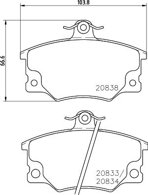 Cobreq N-518 - Set placute frana,frana disc aaoparts.ro