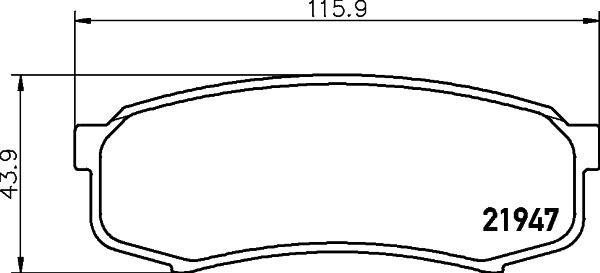 Cobreq N-1449 - Set placute frana,frana disc aaoparts.ro