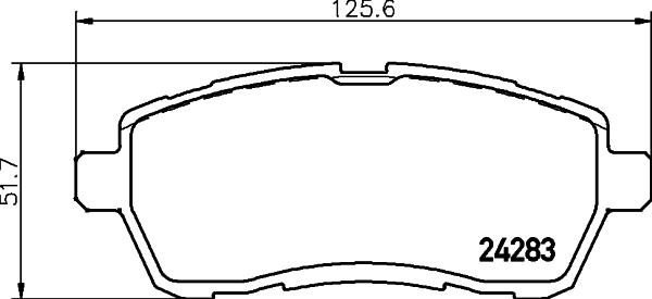 Cobreq N-1465 - Set placute frana,frana disc aaoparts.ro