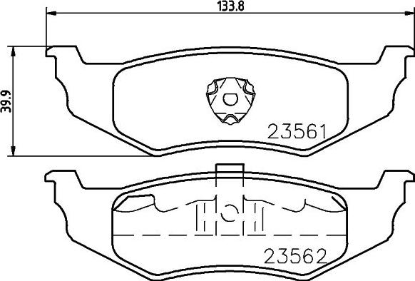 Cobreq N-1413 - Set placute frana,frana disc aaoparts.ro