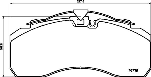 Knorr Bremse K071018K50 - Set placute frana,frana disc aaoparts.ro