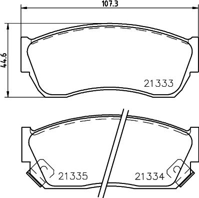 Cobreq N-1306 - Set placute frana,frana disc aaoparts.ro
