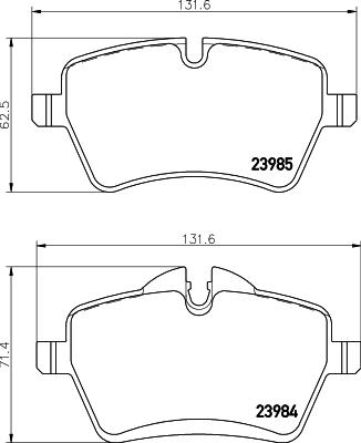 Cobreq N-1743 - Set placute frana,frana disc aaoparts.ro