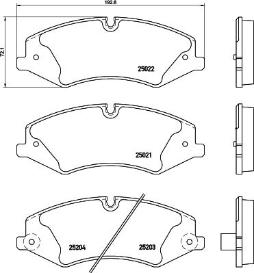 Cobreq N-1707 - Set placute frana,frana disc aaoparts.ro