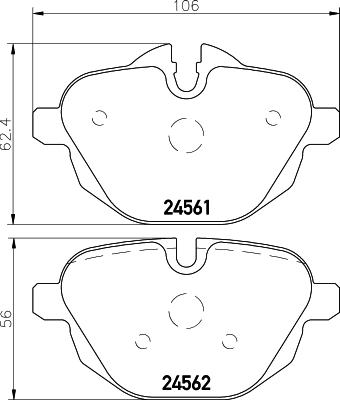 Cobreq N-1730 - Set placute frana,frana disc aaoparts.ro